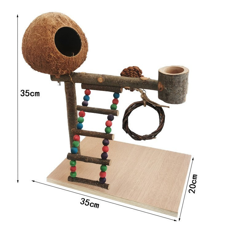 Bird toys (bells, ladders, mirrors)