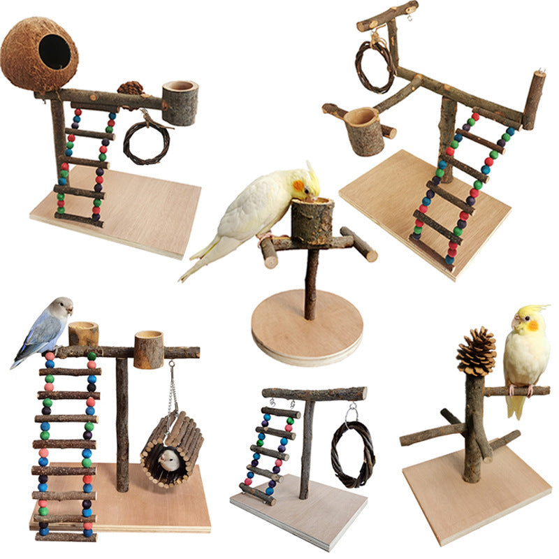 Bird toys (bells, ladders, mirrors)